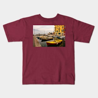 Castelletto Waterfront on Lake Garda in Italy Kids T-Shirt